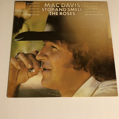 Vintage Texas Native Mac Davis  Stop and Smell The Roses  Album