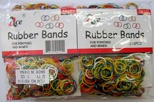 500,1000 HAIR RUBBER BANDS-- HAIR ACCESSORY FOR PONYTAILS BRAIDS