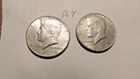KENNEDY HALF DOLLAR, 1964-D, 1964-D, 90% SILVER,  ---164