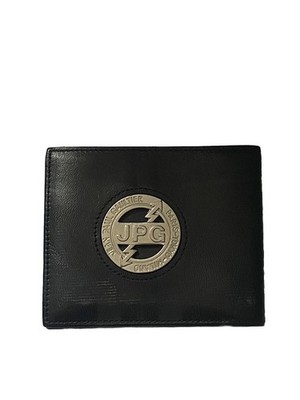 JPG Jean Paul Gaultier Silver Logo Bi Fold Wallet | eBay