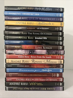 Andre Rieu DVD Lot of 18 Classic Music Concerts Free Shipping