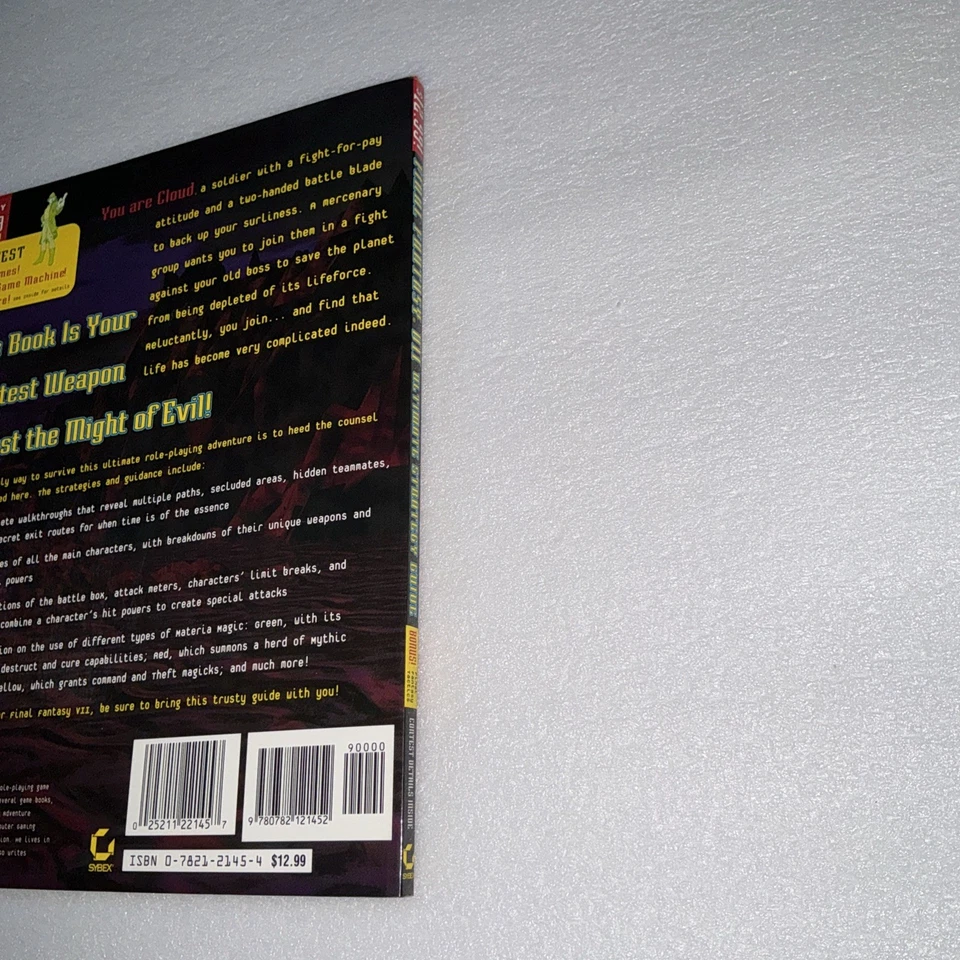 Final Fantasy VII 7 Sybex Softcover Strategy Guide Book PS1 Used VGC Rare Book - Image 3 of 4