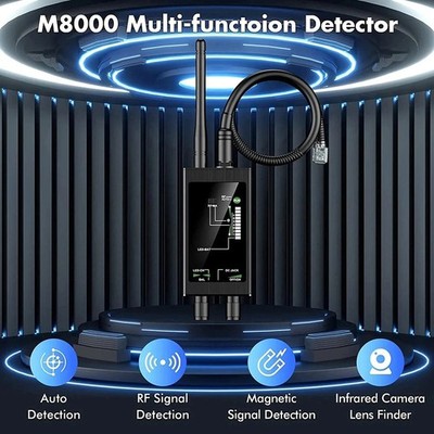 M8000 Hochsensibler RF-Detektor   GPS, Kameras, Wanzen & Handy-Ortung