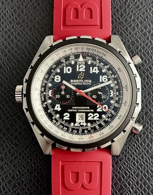 Breitling Chrono-Matic Navitimer 24h Lefty 44mm Stainless Steel A22360 Watch