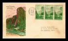 Dr Jim Stamps Hand Colored Cachet Scott 740 Yosemite Strip First Day Cover
