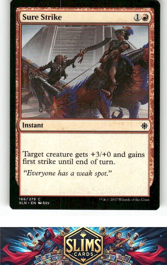 Magic the Gathering MTG Ixalan Sure Strike #166 Buy 2 Get 1