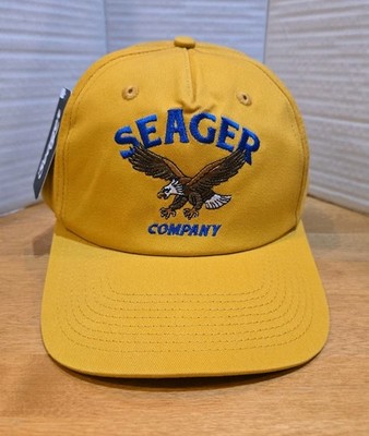 Seager Company Bradley Snapback Hat NWT Western America Rugged Eagle