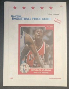 1989 Volume 1 Number 1 Issue Of Dellaferas Basketball Price Guide Michael Jordan