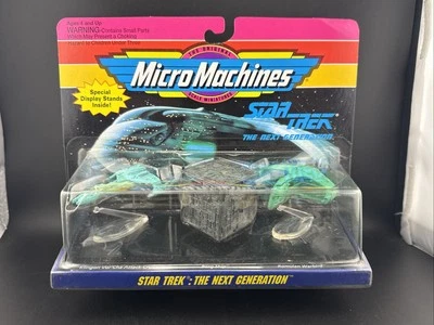a 1993 Micro Machines Star Trek KLINGON VORCHA BORG SHIP ROMULAN WARBIRD - Image 1 of 4