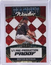 2024 Leaf Metal Boston Bateman Diamond Wonders Super Prismatic Gold R Proof 1/1