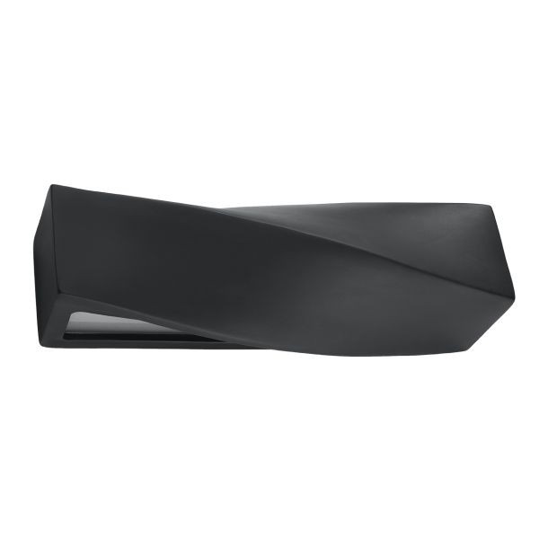 Applique céramique noir E27 luminaire mural salon couloir Sigma