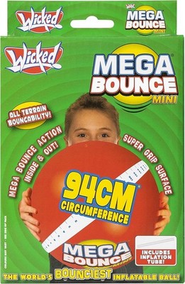 Wicked Mega Bounce Mini The World's Bouncest Inflatable Ball 94 cm ROT