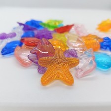 Glass Nuggets Pebbles Beads Stones Gems for Fish Tank Vase Decoration Multi-type