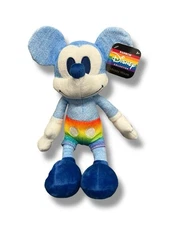Rainbow DISNEY Collection Mickey Mouse Pride Plush 9” - NWT