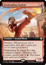 Foil - Firebending Student (Extended Art) - 393 - NM - EN
