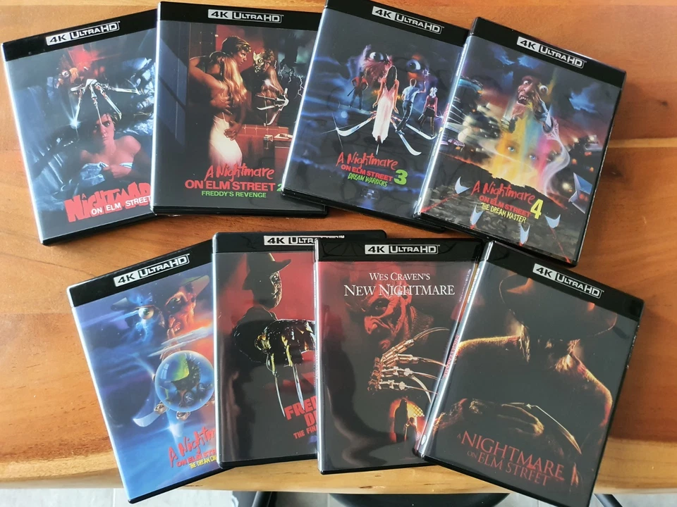 A Nightmare On Elm Street 4K Blu Ray Slip Replacement Cases Horror Movies freddy - image 2 of 3
