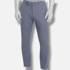 Kenneth Cole Reaction Mens Blue Slim-Fit Suit Separate Pants Size 35W 33L