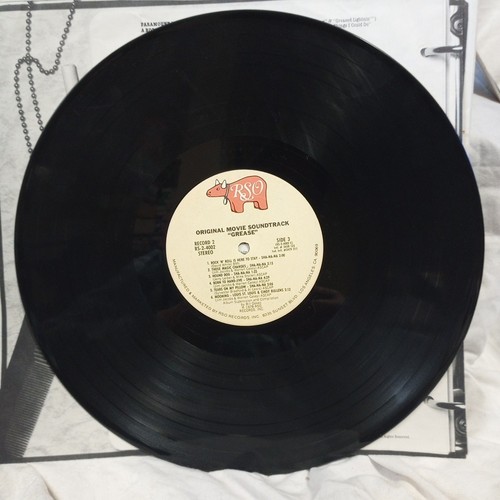 Grease Movie Soundtrack Double Album Vinyl LP Record 1st Edition 1978 - Picture 11 of 14