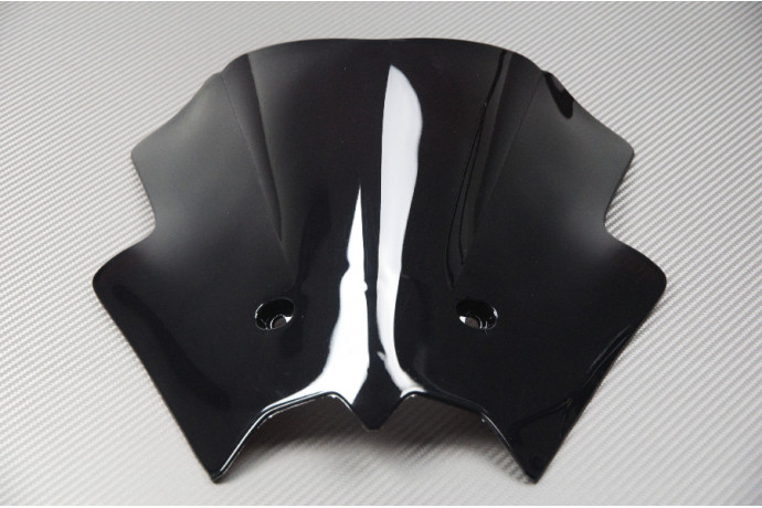 Bulle double courbure pour KTM Duke 690 contre les turbulences à haute vitesse