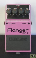 Boss BF-2 Flanger - 1983 Vintage Purple Guitar Effects Pedal - MIJ
