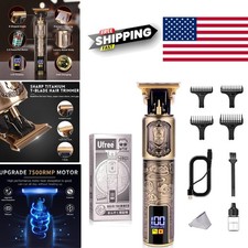 Lightweight Cordless Hair Clipper with Easy Clean Design for Convenience