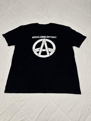 Gauze Band Logo T-Shirt Size XL Equalizing Distort Album Japanese