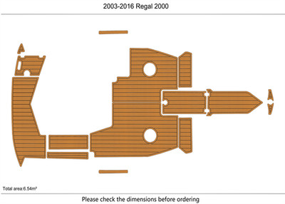 DuraEVA Seadek EVA Foam Boat flooring 2006 Regal 2000