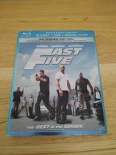 Fast Five (Blu-ray/DVD, 2011, 2-Disc Set, Rated/Unrated Includes Digital Copy)