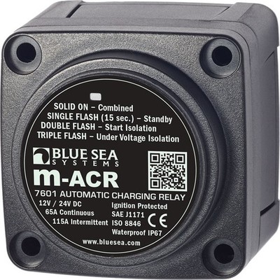 Blue Sea - 7601-BSS Solenoid M Series 65A 12/24V ACR (10EA)
