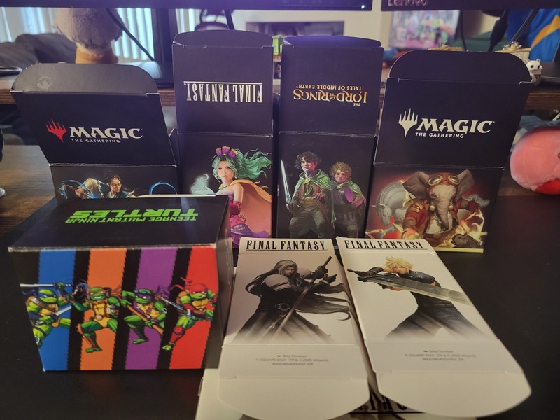 Commander Deck Boxes100 Card Deck Box Magic MTG No Cards + 2 FF starter deck box