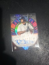 RILEY GREENE AUTO Class of 2019 Bowman Chrome Draft Autograph REFRACTOR #/250 RC