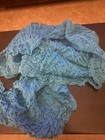 Eileen Fisher 100% Silk, Scrunched Crinkle,ruffled Wrap Scarf Beautiful — photo 4