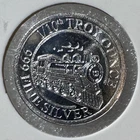Train Railway Silver Round 1/10 oz .999 Fine Monarch Precious Metals