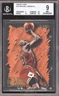 1996 Fleer Basketball Michael Jordan #123 Hardwood Leader BGS 9