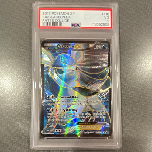Glaceon-EX graded PSA 3 for sale on eBay