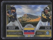 2024 Bowman Chrome International Impact Ethan Salas / Jackson Chourio San Diego