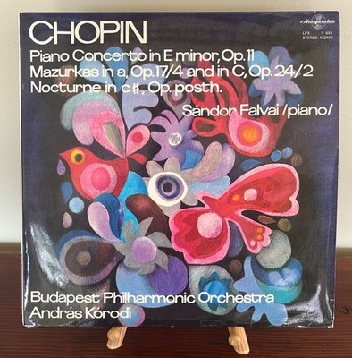 Chopin Piano Concerto op.11 SANDOR FALVAI ANDRAS KORODI Hungaroton LP SLPX 11654
