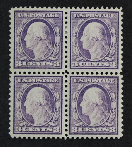 CKStamps: US Stamps Collection Scott#501 Block Mint 1NH 3H OG