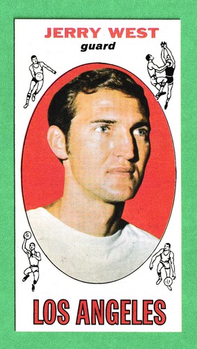 Jerry West #90 1969 Topps card