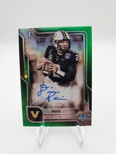 2025 Bowman Chrome U Diego Pavia 1st Bowman Green Refractor Auto /99 #BCA-DPA