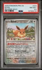 2025 POKEMON PRE EN-PRISMATIC EVOLUTIONS REVERSE HOLO #074 EEVEE PSA 8.5