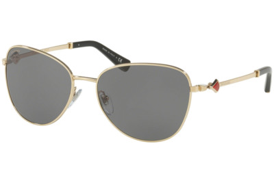 NWT BVLGARI Sunglasses BV 6097KB 204281 Polarized Pale Gold  display picture 2