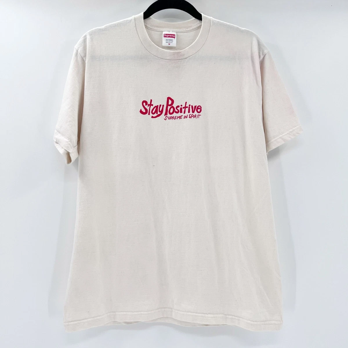 Supreme Stay Positive Tee White