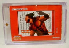WOLVERINE #5 /13 AUTO JOHN GRELLO RED ANIMATION CEL COA MARVEL 2023 FLEER ULTRA