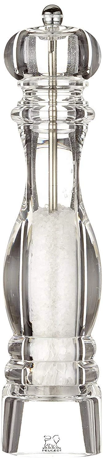 Peugeot 900830/SME Nancy Acrylic Salt Mill, 12", Clear