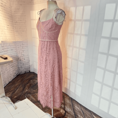 knee length dresses for ladies Floral Keepsake Eyelet Midi Dress  Impressions Online Boutique