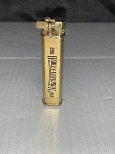 Vintage Harley Davidson Casablanca Brass Lighter Missing Piece Not Working