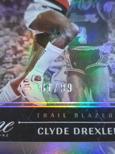 2023 Panini One and One Clyde Drexler #187 HOLO /99 - Panini Factory Sealed - Picture 2 of 3