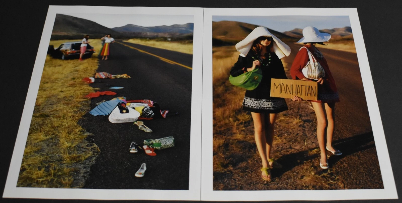 Pubblicità Stampa 2006 Sexy Tacchi Moda Gambe Lunghe Lady Bruna Kate Spade Abito Bellezza