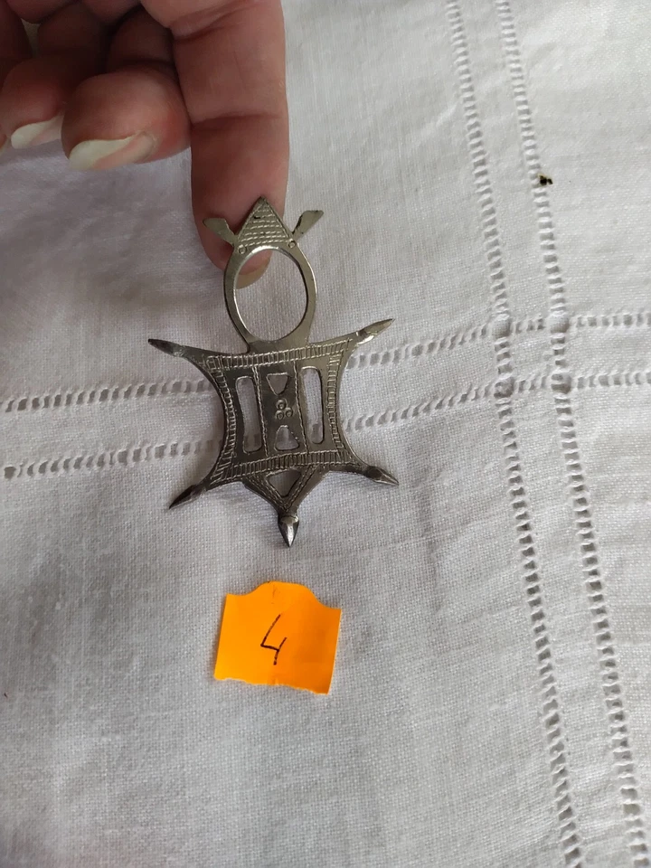 amulette CROIX TOUAREG lot 4 - Photo 2/4